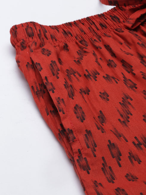 Black & Red Assorted Night Suit